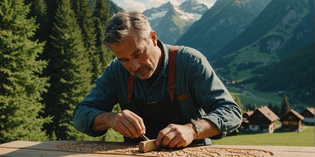 Mehr über den Artikel erfahren Lokale Handwerkskunst, die man auf Wanderungen in der Schweiz erleben kann