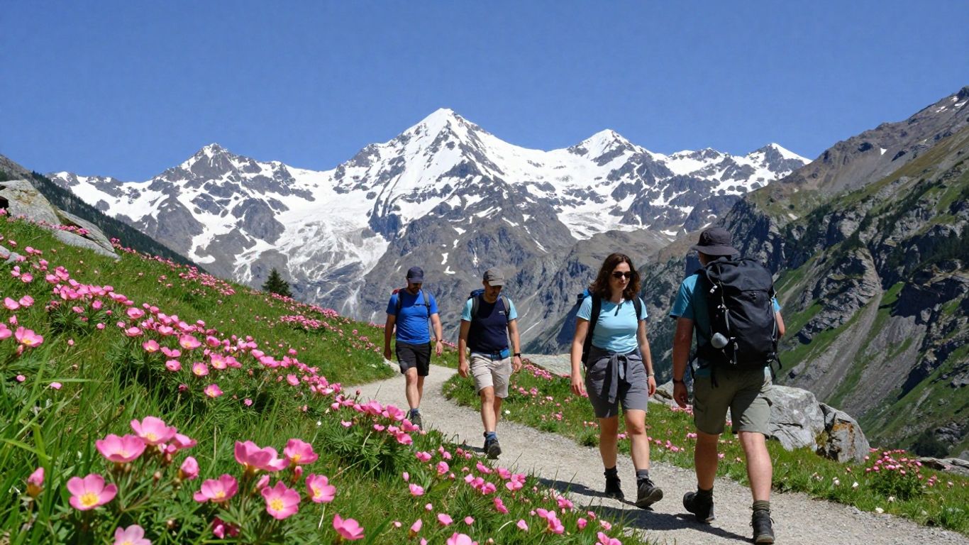 Mehr über den Artikel erfahren Frühling in den Alpen: Wandern wenn die Alpenrosen blühen